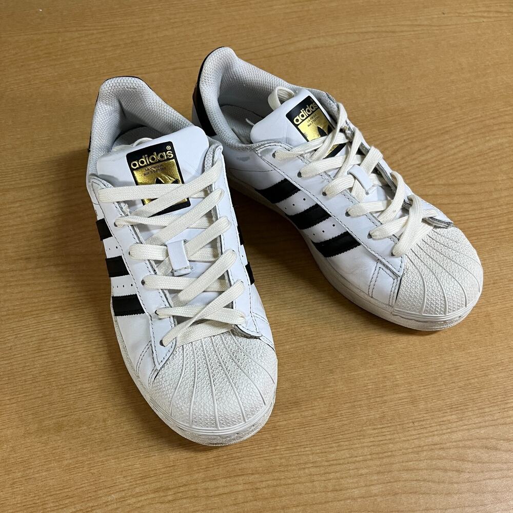 Adidas Superstar Footwear White Black Size 6.5